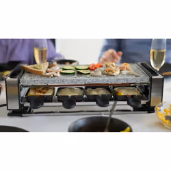 Unold 48760 griglia per raclette 8 persona(e) 1200 W Nero, Acciaio inox - Vista aggiuntiva 4