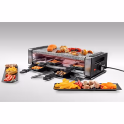Unold 48760 griglia per raclette 8 persona(e) 1200 W Nero, Acciaio inox - Vista aggiuntiva 5