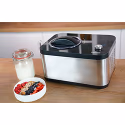 Unold 48826 Eismaschine & Joghurtbereiter EVA Gelatiera compressore 1,5 L 120 W Nero, Acciaio inox - Vista aggiuntiva 8