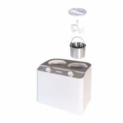 Unold Doppio Gelatiera compressore 2,4 L 250 W Acciaio satinato, Bianco - Vista aggiuntiva 6