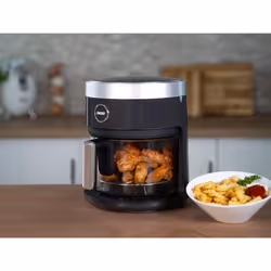 Unold 58695 friggitrice Singolo 3,5 L Indipendente 1200 W Friggitrice ad aria calda Nero - Vista aggiuntiva 8