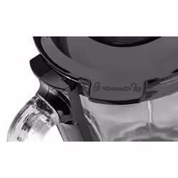 Unold Edel 1,5 L Frullatore da tavolo 500 W Nero, Acciaio inox, Trasparente - Vista aggiuntiva 4