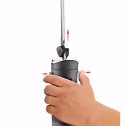Unold 78815 coltello elettrico 9 W Nero, Acciaio inox - Vista aggiuntiva 4