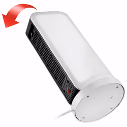Unold 86430 stufetta elettrica Interno Nero, Bianco 2000 W Riscaldatore ambiente elettrico con ventilatore - Vista aggiuntiva 4