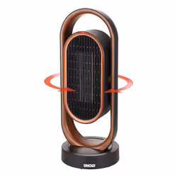 Unold 86535 stufetta elettrica Interno Nero, Marrone 1800 W Riscaldatore ambiente elettrico con ventilatore