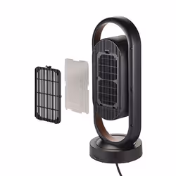 Unold 86535 stufetta elettrica Interno Nero, Marrone 1800 W Riscaldatore ambiente elettrico con ventilatore - Vista aggiuntiva 6