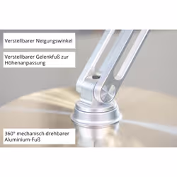 Unold 86705 Akku-Tischventilator STEEL FLEX Cromo 14 cm - Vista aggiuntiva 6