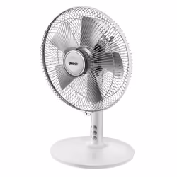 Unold 86810, Ventilatore domestico con pale, Argento, Bianco, Tavolo, Plastica, 25 cm, Pulsanti