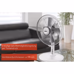 Unold 86810 ventilatore Argento, Bianco