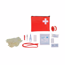 TRIXIE 1929, Kit di pronto soccorso per animali domestici, Rosso, Allacciatura a zip