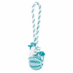 TRIXIE 3299, Cane, Palla, Blu, Bianco, Gomma, 7 cm, 240 mm
