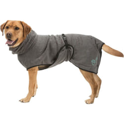 TRIXIE 23574 accessorio per il bagno degli animali domestici 1 pz Grigio Cotone, Poliestere Cane Asciugamano da bagno