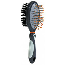 TRIXIE 24152 pettine e spazzola per animali Nero, Grigio Cane