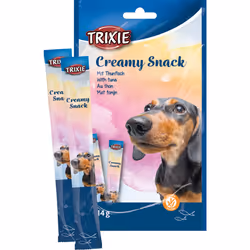 TRIXIE Creamy Snacks, Spuntini, Cane, Pollo, Tonno, 14 g, Senza glutine