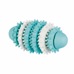 TRIXIE 33132, Cane, Palla, Colore menta, Bianco, Gomma, Masticazione, 150 mm