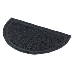 TRIXIE 40385 tappetino per lettiera per gatti Semi-cerchio PVC Antracite
