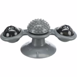 TRIXIE 41417, Gatto, Spinner per finestra, Grigio, Plastica, Gomma termoplastica (TPR), 16 cm
