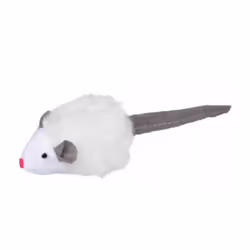 TRIXIE Squeaky Mouse, Gatto, Giocattolo soffice, Felpato, 60 mm