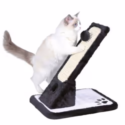 TRIXIE 43115, Tavoletta tiragraffi per gatti, Libera installazione, Nero, Crema, Felpato, Sisal, 300 mm