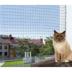 Rete protettiva Trixie in fil di ferro rivestito per gatti - 4 x 3 m