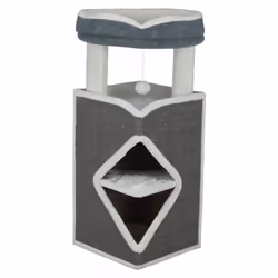 TRIXIE Arma, Torre tiragraffi per gatti, Libera installazione, Grigio, 540 mm, 540 mm, 9800 mm