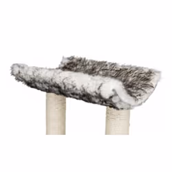 TRIXIE 44567, Torre tiragraffi per gatti, Libera installazione, Nero, Bianco, Felpato, Sisal, 8 cm