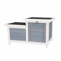 TRIXIE 62390, Casa, Coniglio, Grigio, Bianco, Legno, 700 mm, 450 mm