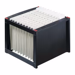 per circa 40 cartelle appese disponibili in commercio · telaio in plastica solida · facilmente collegabile · spine rosse · im ...