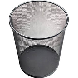 The circle network H2518595 Cestino per la carta 15 l (ø x a) 265 mm x 280 mm Metallo Nero 1 pz. - Helit