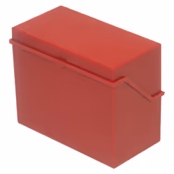 Helit H6214625, Plastica, Rosso, Lettera, A6, 155 x 78 x 110 mm, 169 mm