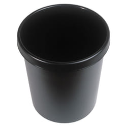 Helit H6106195 cestino per rifiuti Rotondo Plastica Nero