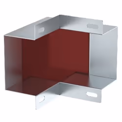 Obo Bettermann BSKM-AE 0711, Curva esterna per canalina, Acciaio inox, Acciaio, Avvitare, 170 mm, 170 mm