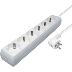 Transmedia - Presa multipla a 6 prese 10m - NV4-10WL