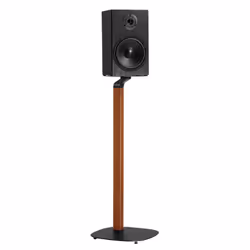 myWall HS 20 supporto da parete per casse acustiche Pavimento Plastica, Acciaio Nero, Legno - Vista aggiuntiva 2