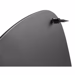 myWall HS 20 supporto da parete per casse acustiche Pavimento Plastica, Acciaio Nero, Legno - Vista aggiuntiva 6