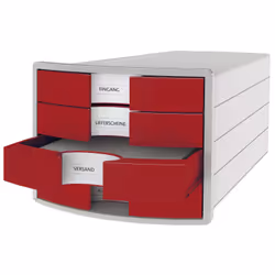 HAN IMPULS A4/C4 Plastica, Polistirolo Grigio, Rosso - Vista aggiuntiva 2