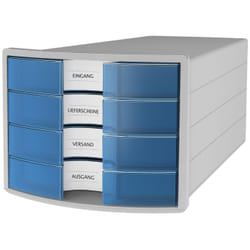 HAN IMPULS A4/C4 Plastica, Polistirolo Blu, Grigio, Translucent