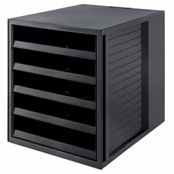 HAN 14018-13, Nero, A4, 5 cassetto/cassetti, 238 x 305 x 45 mm, 275 x 330 x 320 mm, 1 pz