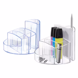 HAN RONDO portapenne Plastica, Polipropilene (PP) Trasparente