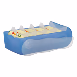 HAN 997-643 vassoio da scrivania Plastica, Polipropilene (PP) Blu, Translucent - Vista aggiuntiva 5