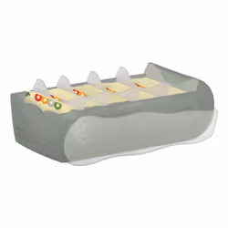 HAN 997-693 vassoio da scrivania Polipropilene (PP) Grigio, Translucent - Vista aggiuntiva 3