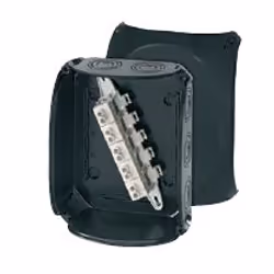 Hensel KF 2525 B, Policarbonato (PC), Nero, IP66, IP67, IP69, 205 mm, 112 mm, 255 mm