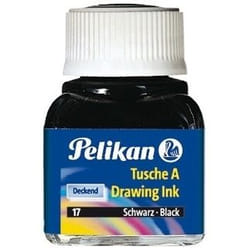 Pelikan Tusche A 3 zinnober