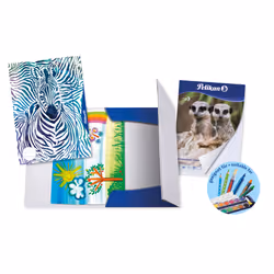 Pelikan 238205 cartella Blu, Bianco A3
