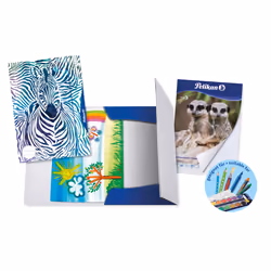 Pelikan 240406 cartella Blu, Bianco A4