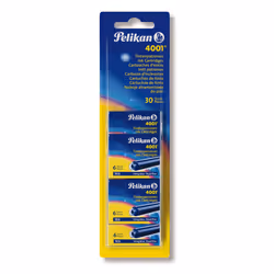 Pelikan 330845, Blu, Blu, Giallo, Penna stilografica, Germania, Blister, 30 pz