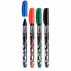 Pelikan Inky Penna in gel con cappuccio Nero, Blu, Verde, Rosso 50 pz