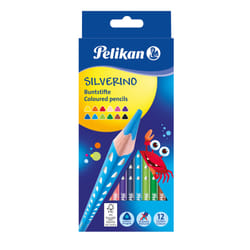 Pelikan 700634 pastello colorato Nero, Blu, Marrone, Verde, Azzurro, Verde chiaro, Arancione, Pesca, Rosa, Rosso, Viola, Giallo 12 pz
