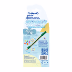 Pelikan 700856 pastello colorato Nero, Blu, Marrone, Verde, Arancione, Rosa, Rosso, Bianco, Giallo 9 pz - Vista aggiuntiva 3