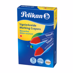 Pelikan 701029, 12 pz, Rosso, Blu, Rosso, Rotondo, Bambino/Bambina, Scatola